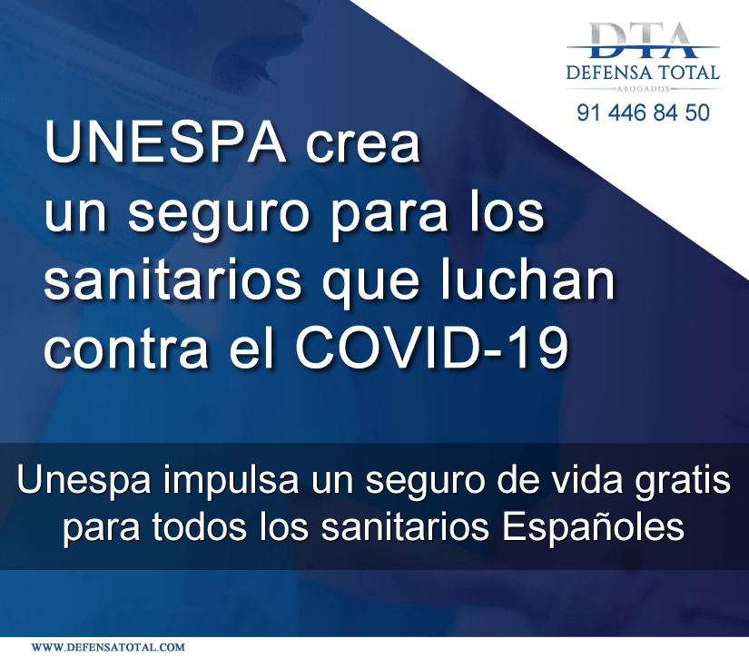 Unespa Seguro Sanitarios Covid19