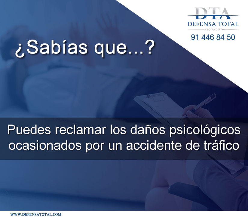 Reclamar Daños Psicológicos Accidente Trafico